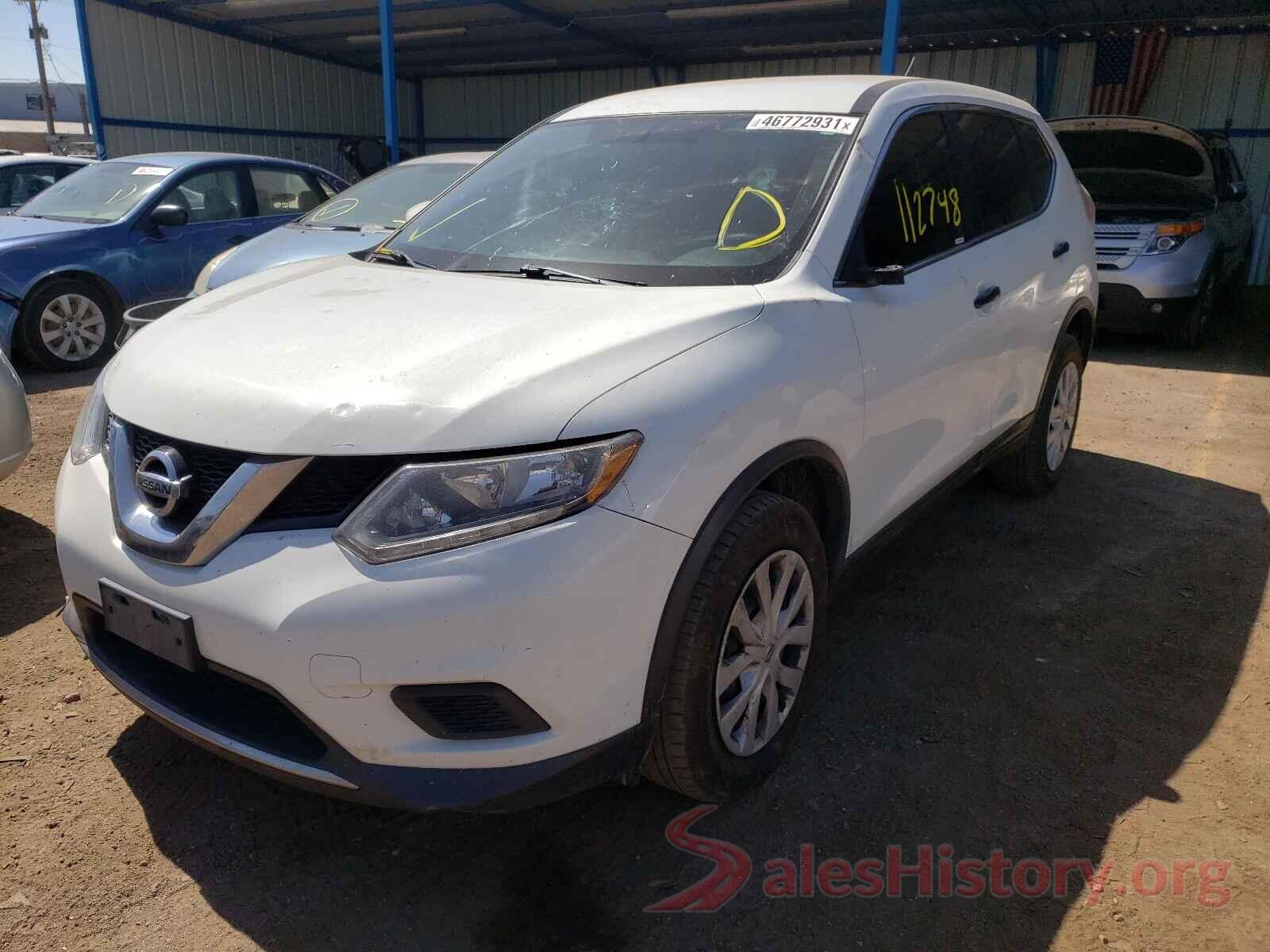 KNMAT2MV3GP690051 2016 NISSAN ROGUE