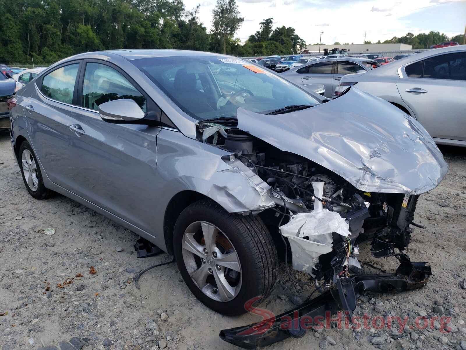 5NPDH4AE9GH675516 2016 HYUNDAI ELANTRA