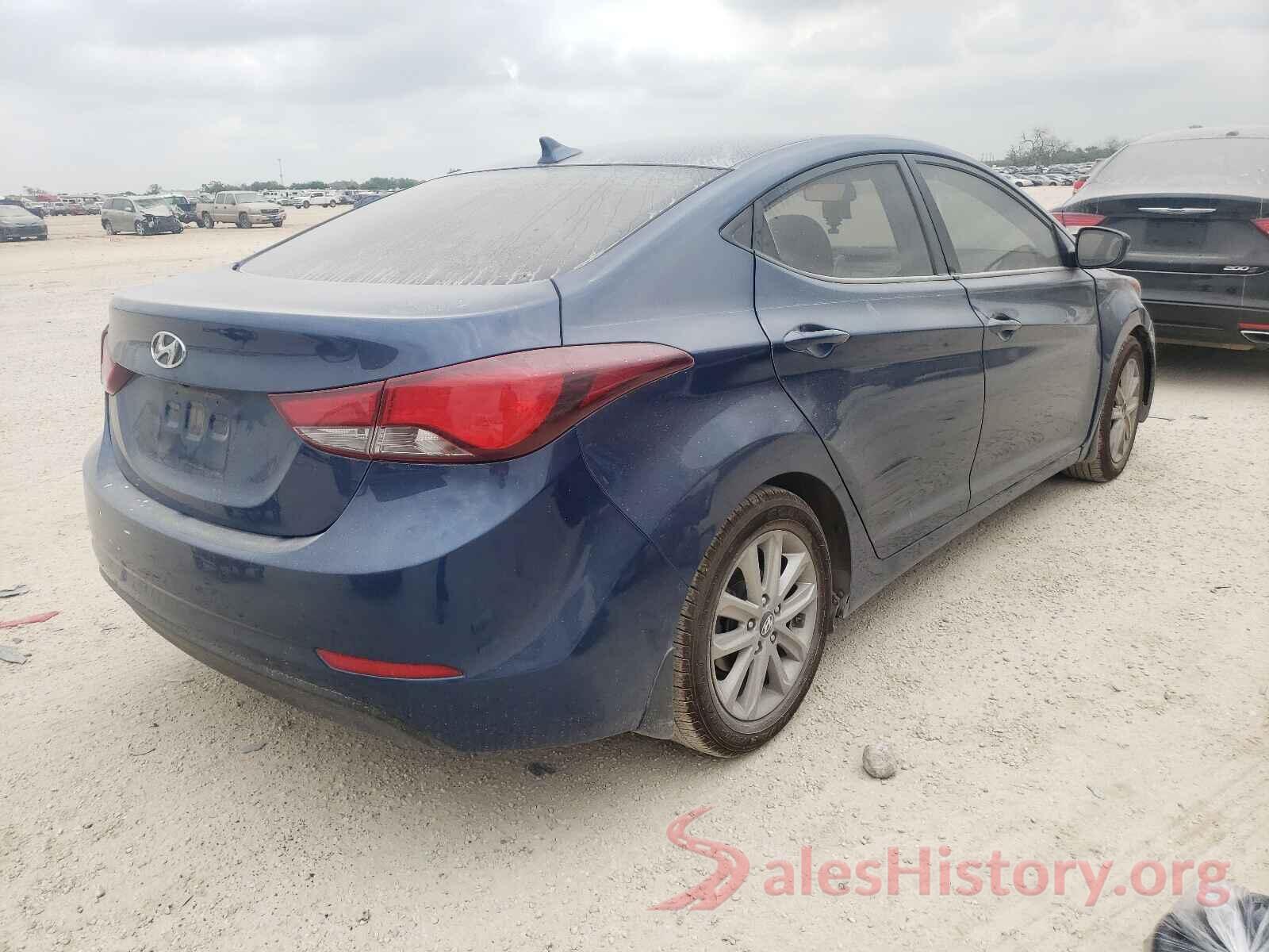 KMHDH4AE4GU503864 2016 HYUNDAI ELANTRA