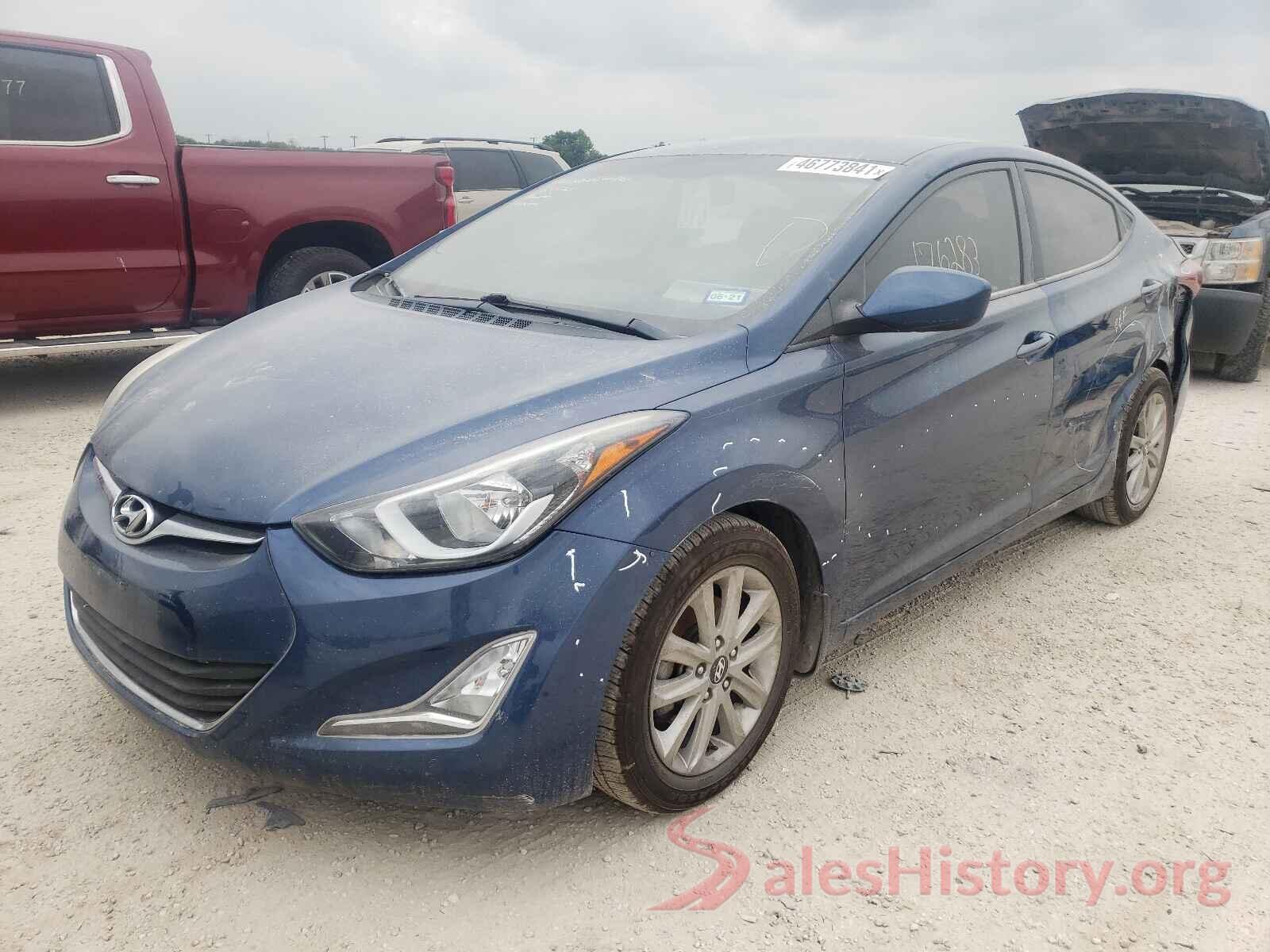 KMHDH4AE4GU503864 2016 HYUNDAI ELANTRA