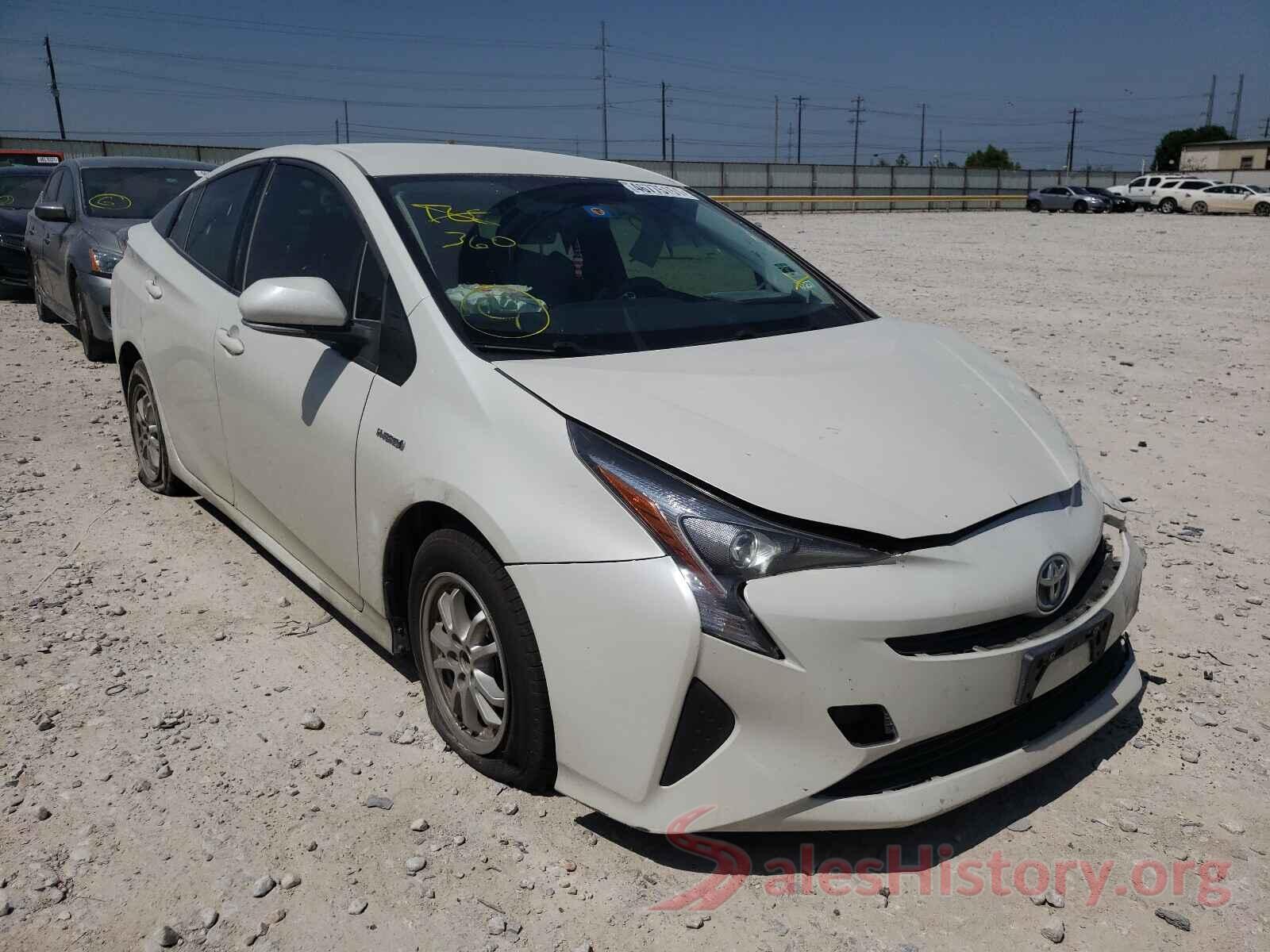 JTDKBRFU8G3005683 2016 TOYOTA PRIUS