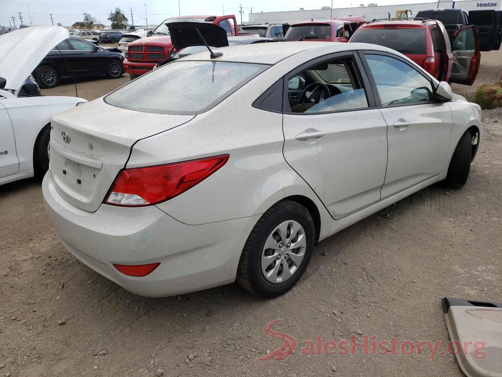 KMHCT4AE7GU106580 2016 HYUNDAI ACCENT