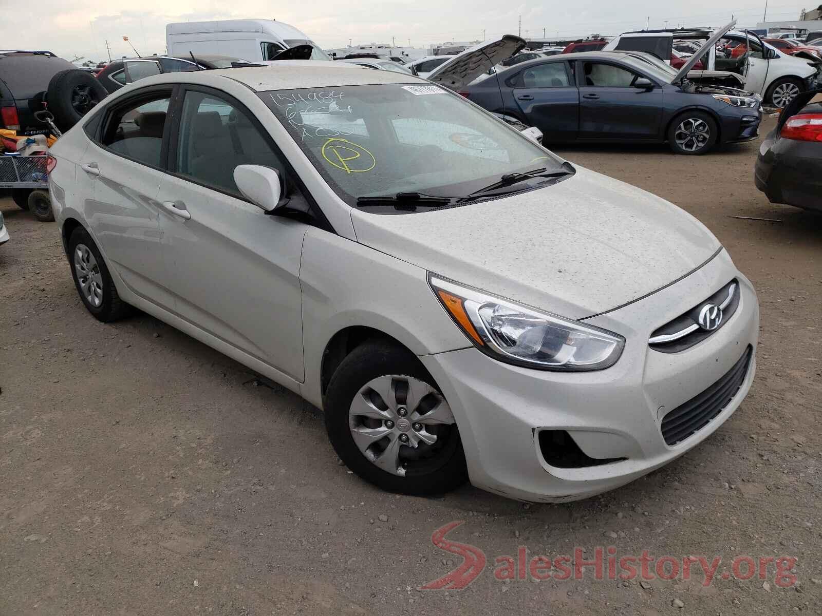 KMHCT4AE7GU106580 2016 HYUNDAI ACCENT