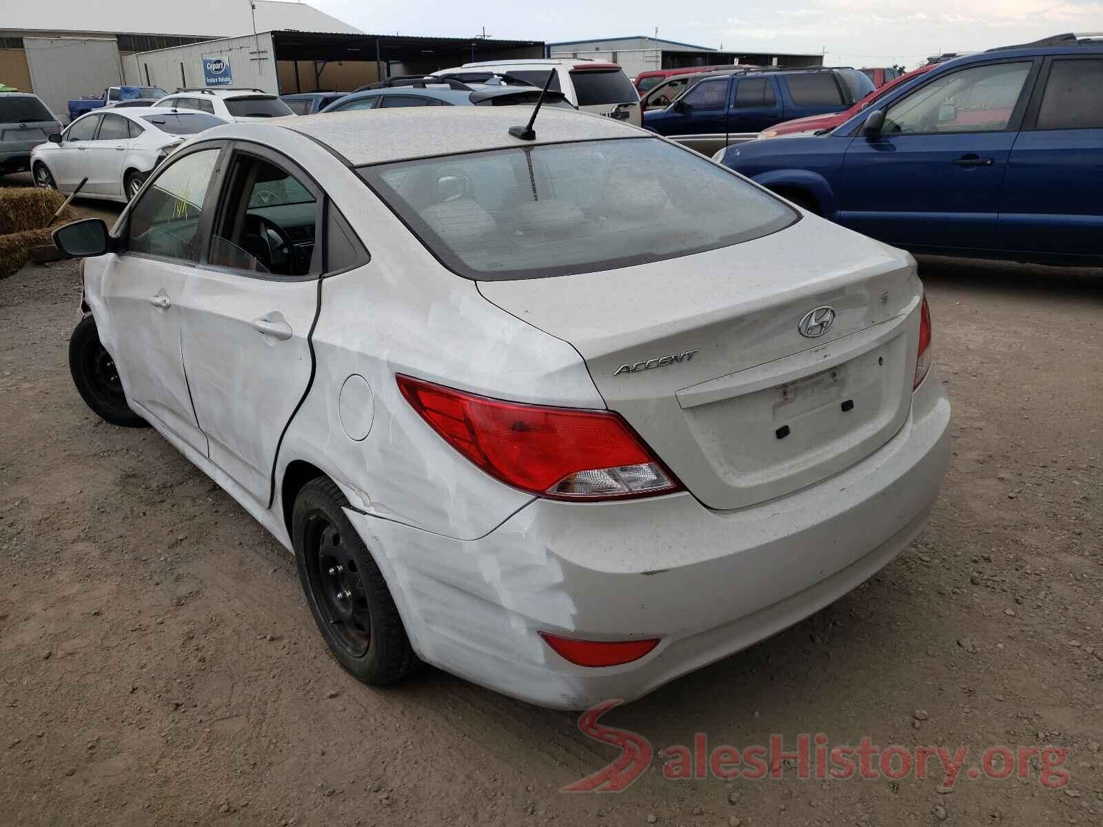 KMHCT4AE7GU106580 2016 HYUNDAI ACCENT