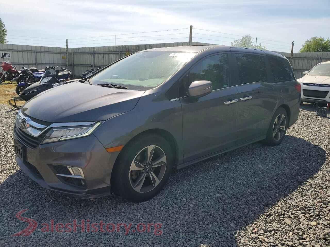 2019 HONDA ODYSSEY VIN 5FNRL6H85KB088575, auction photo