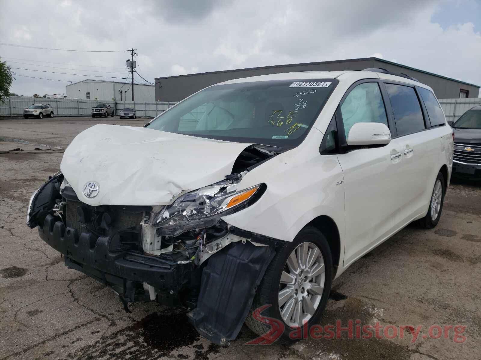 5TDDZ3DC4HS146570 2017 TOYOTA SIENNA