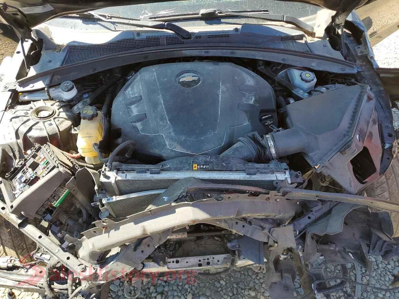 2020 CHEVROLET CAMARO VIN 1G1FB3DS8L0106727, VIN plate