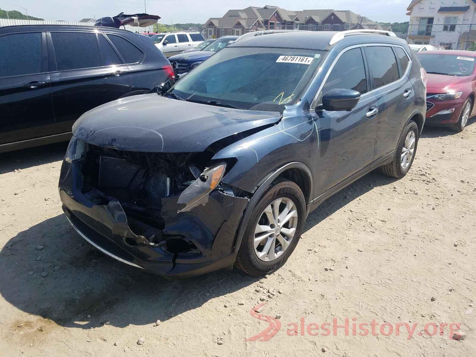 KNMAT2MT9GP593127 2016 NISSAN ROGUE