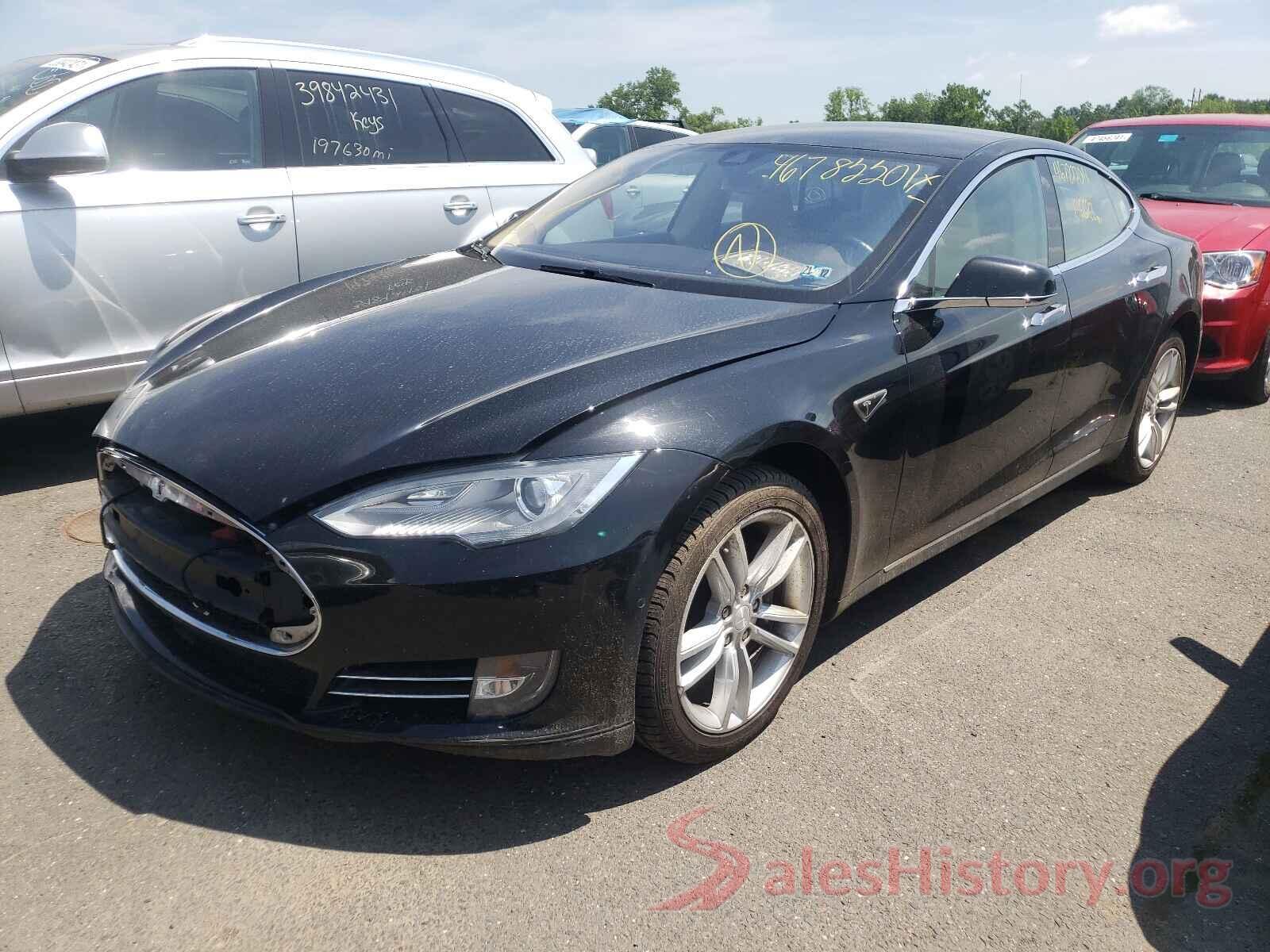 5YJSA1H14EFP55945 2014 TESLA MODEL S