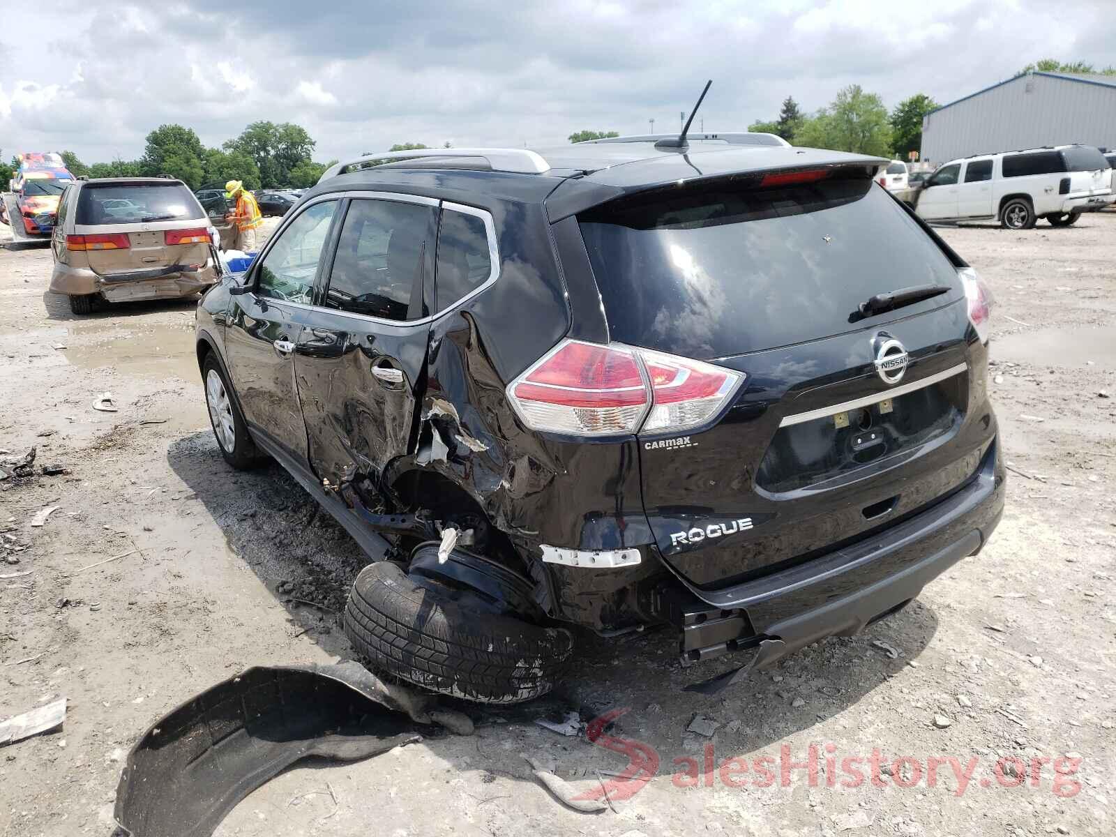 KNMAT2MTXGP606743 2016 NISSAN ROGUE