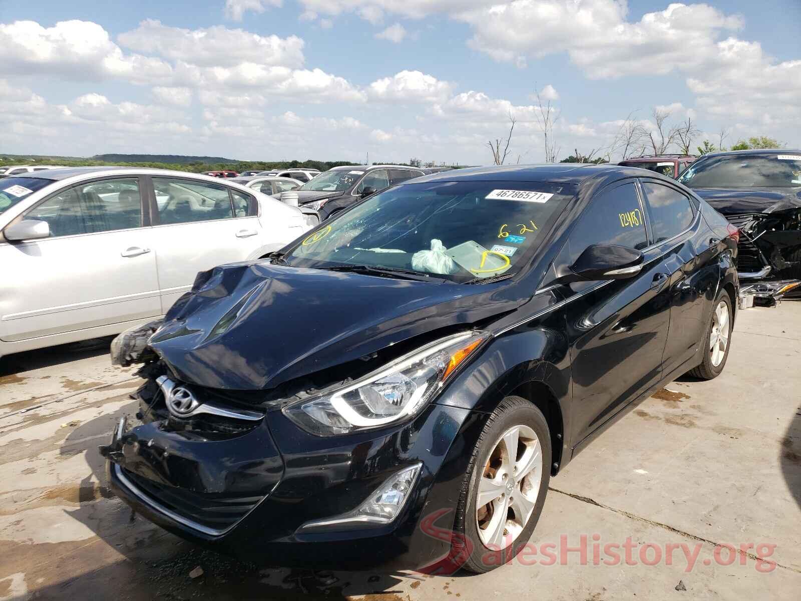 KMHDH4AE8GU490536 2016 HYUNDAI ELANTRA