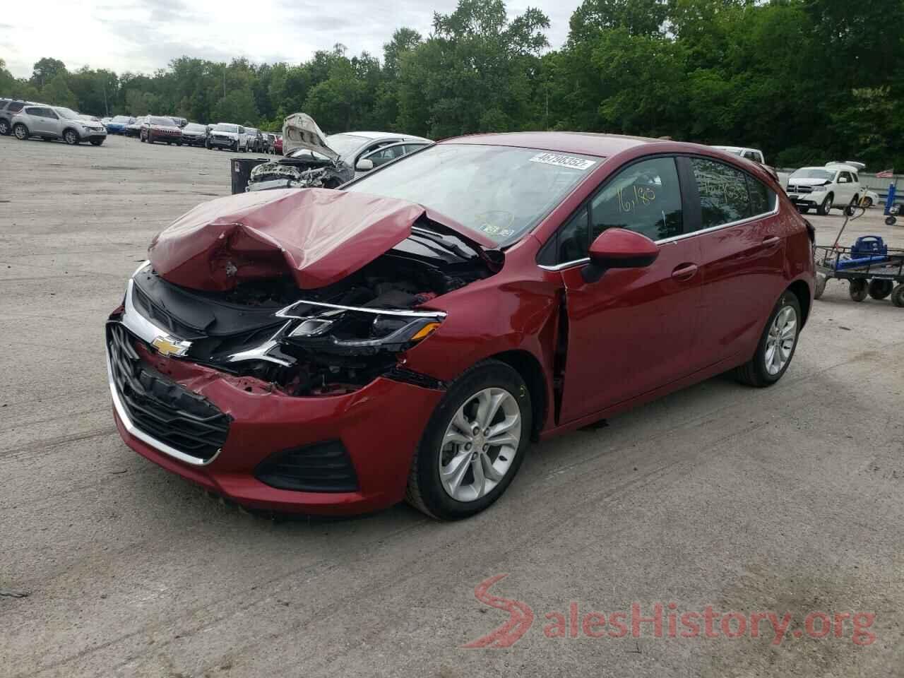 3G1BE6SM5KS598443 2019 CHEVROLET CRUZE