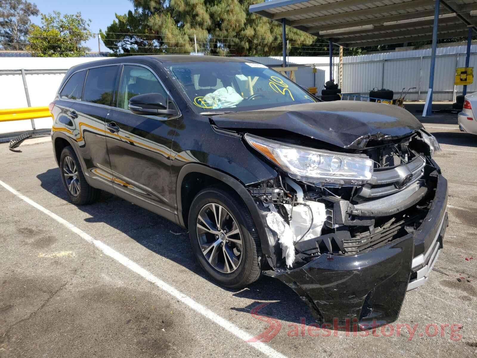 5TDZZRFH7KS291806 2019 TOYOTA HIGHLANDER