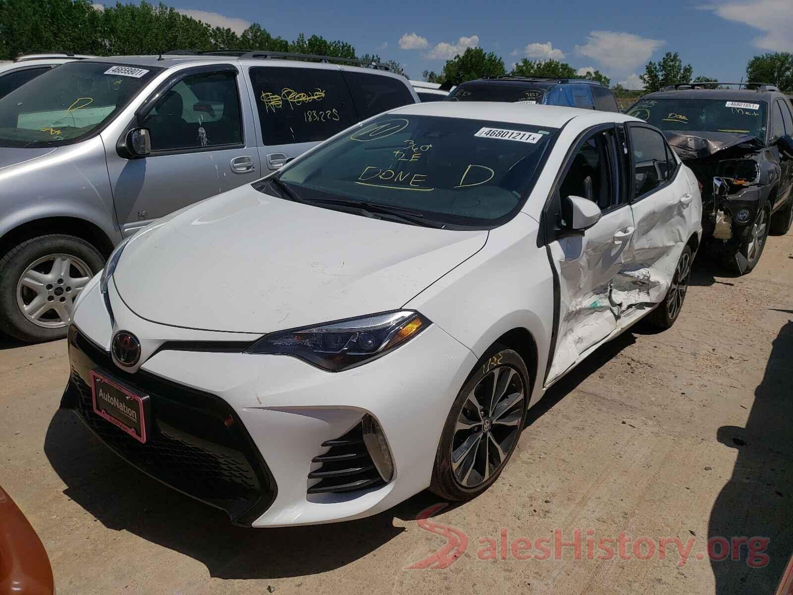 2T1BURHE7KC182936 2019 TOYOTA COROLLA