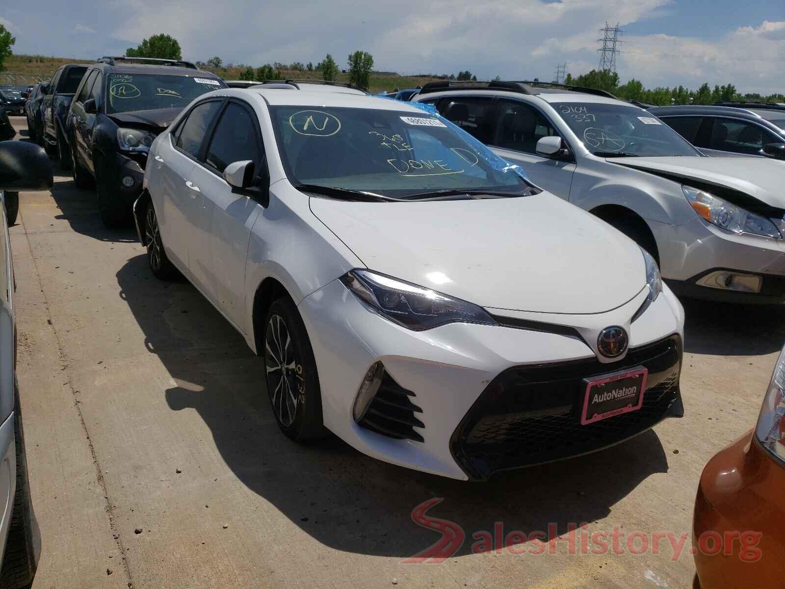 2T1BURHE7KC182936 2019 TOYOTA COROLLA