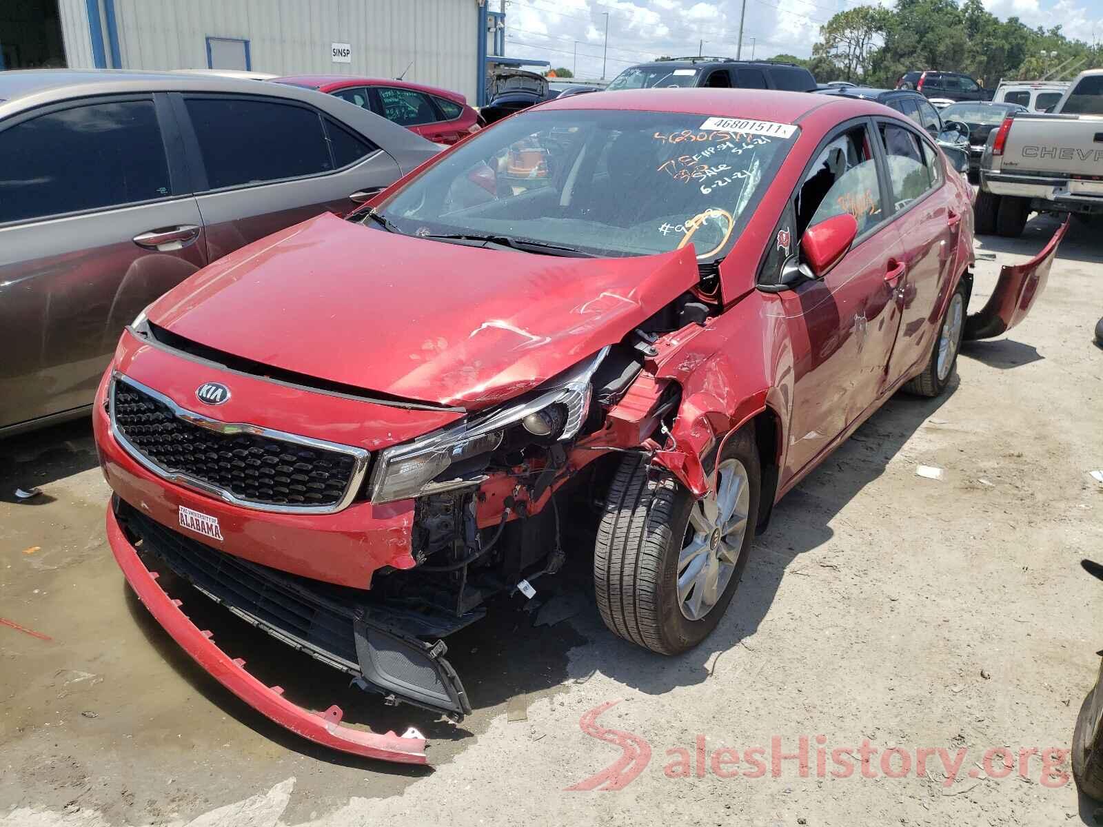 3KPFL4A73HE129972 2017 KIA FORTE