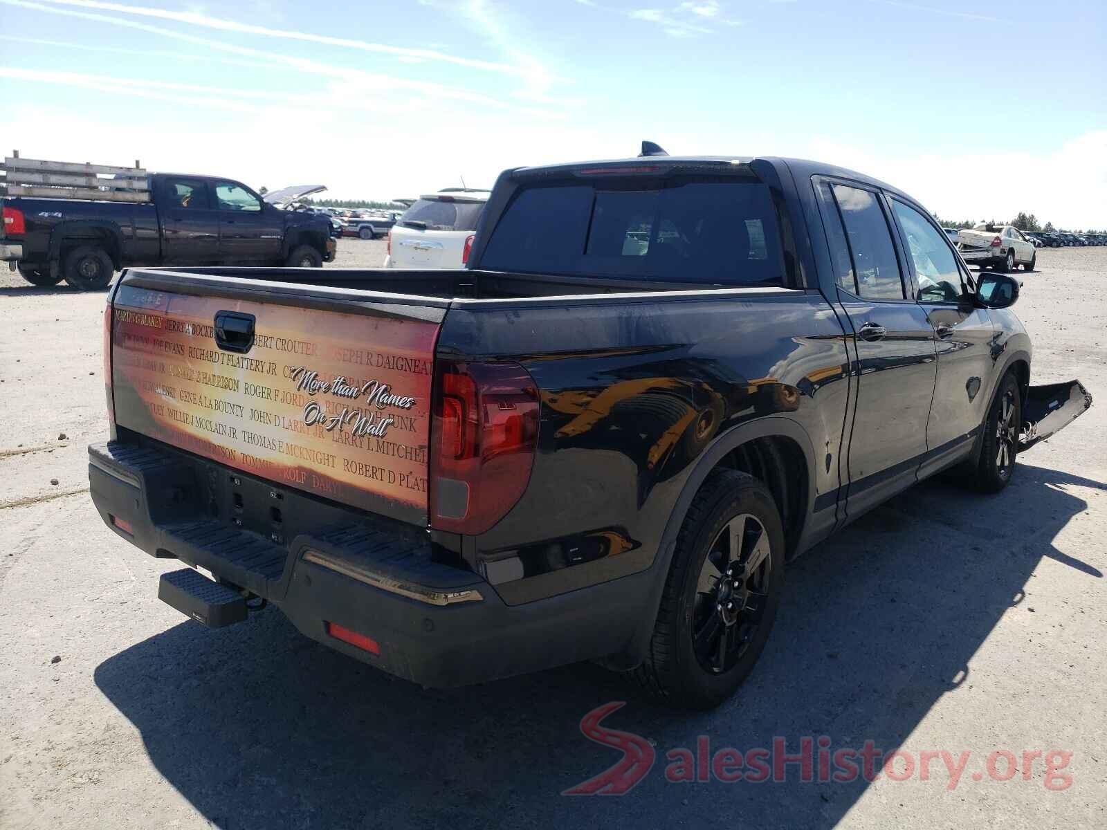 5FPYK3F85KB026293 2019 HONDA RIDGELINE