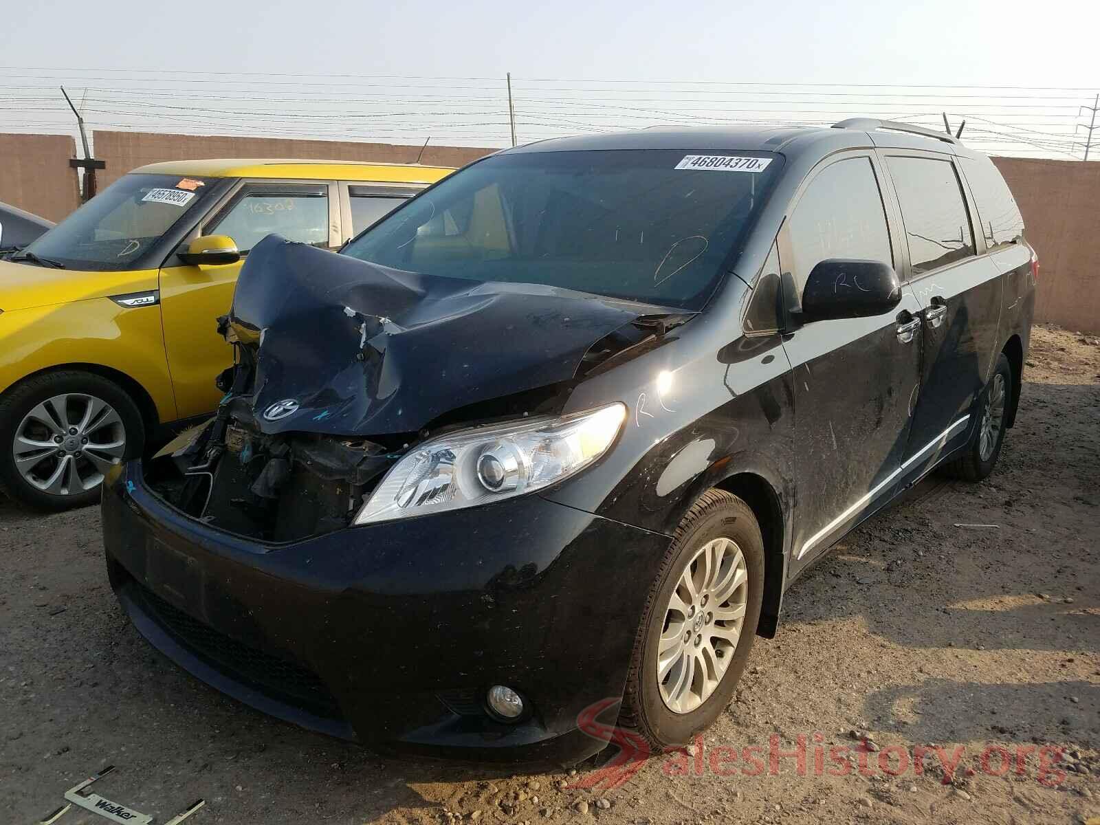 5TDYZ3DC3HS899850 2017 TOYOTA SIENNA