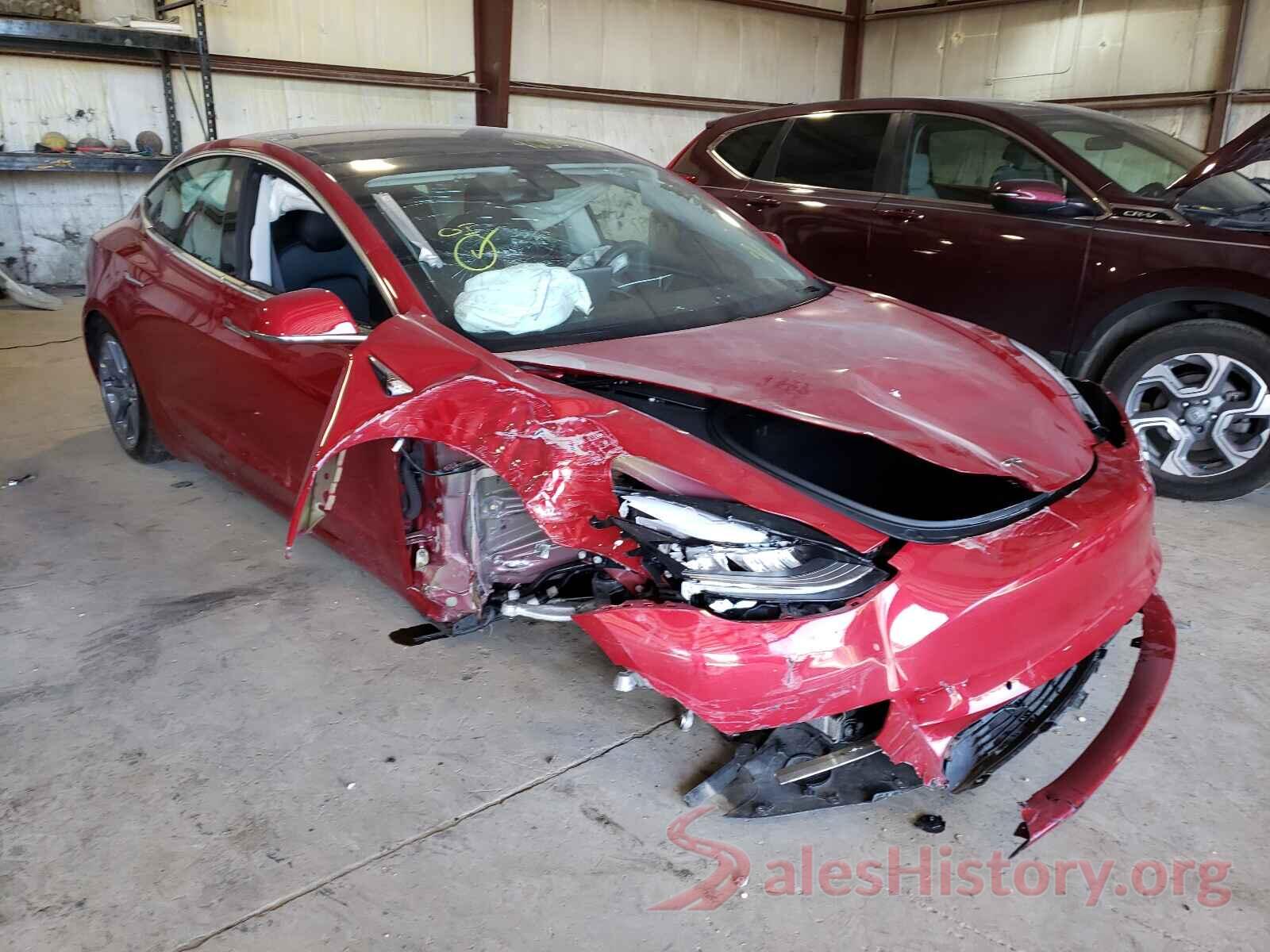 5YJ3E1EA3KF400614 2019 TESLA MODEL 3