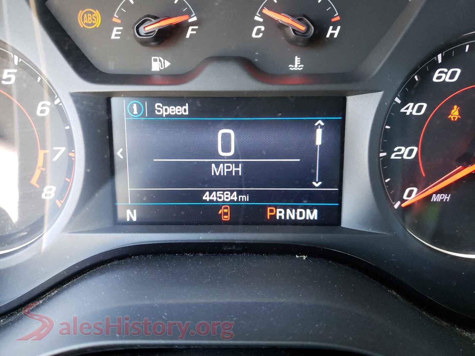 2019 CHEVROLET CAMARO VIN 1G1FB3DX4K0132445, interior dashboard
