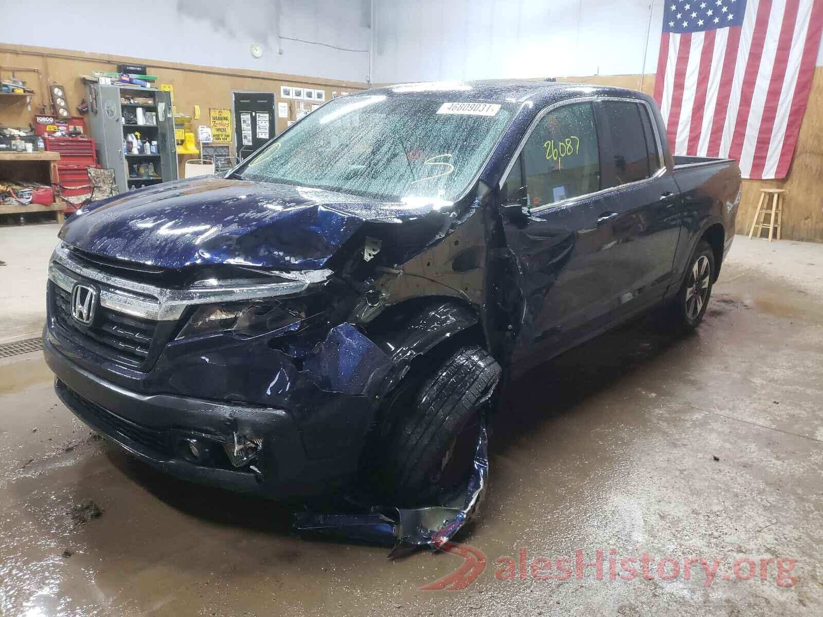 5FPYK3F51KB049222 2019 HONDA RIDGELINE