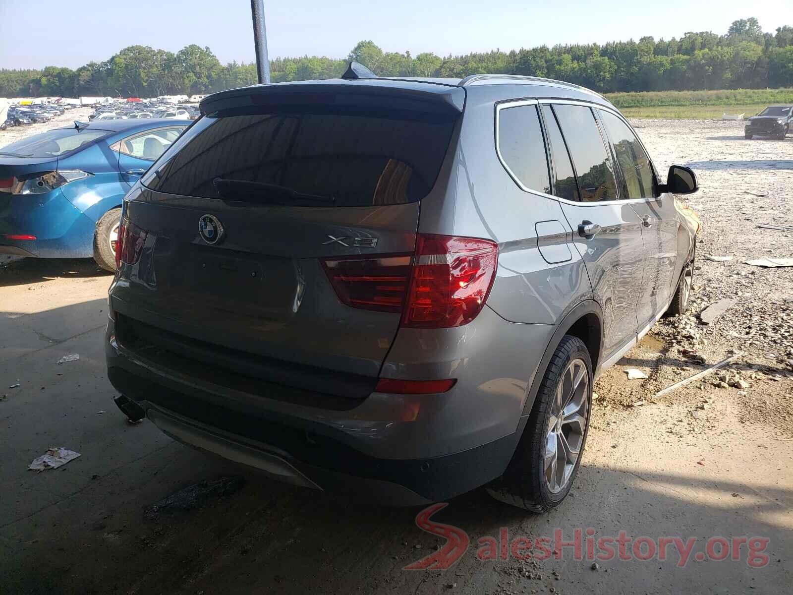 5UXWZ7C35H0X40944 2017 BMW X3