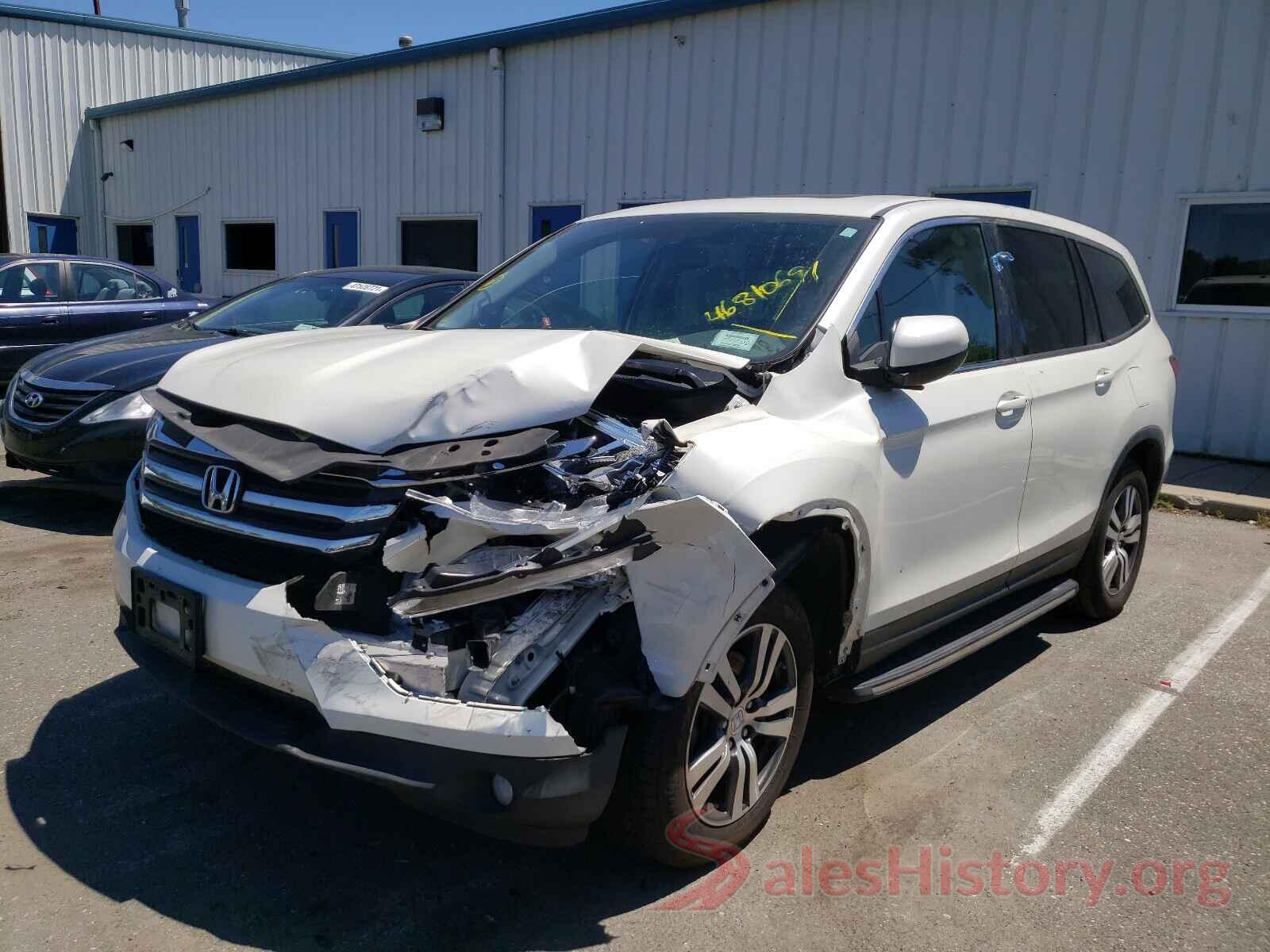 5FNYF6H58GB114182 2016 HONDA PILOT