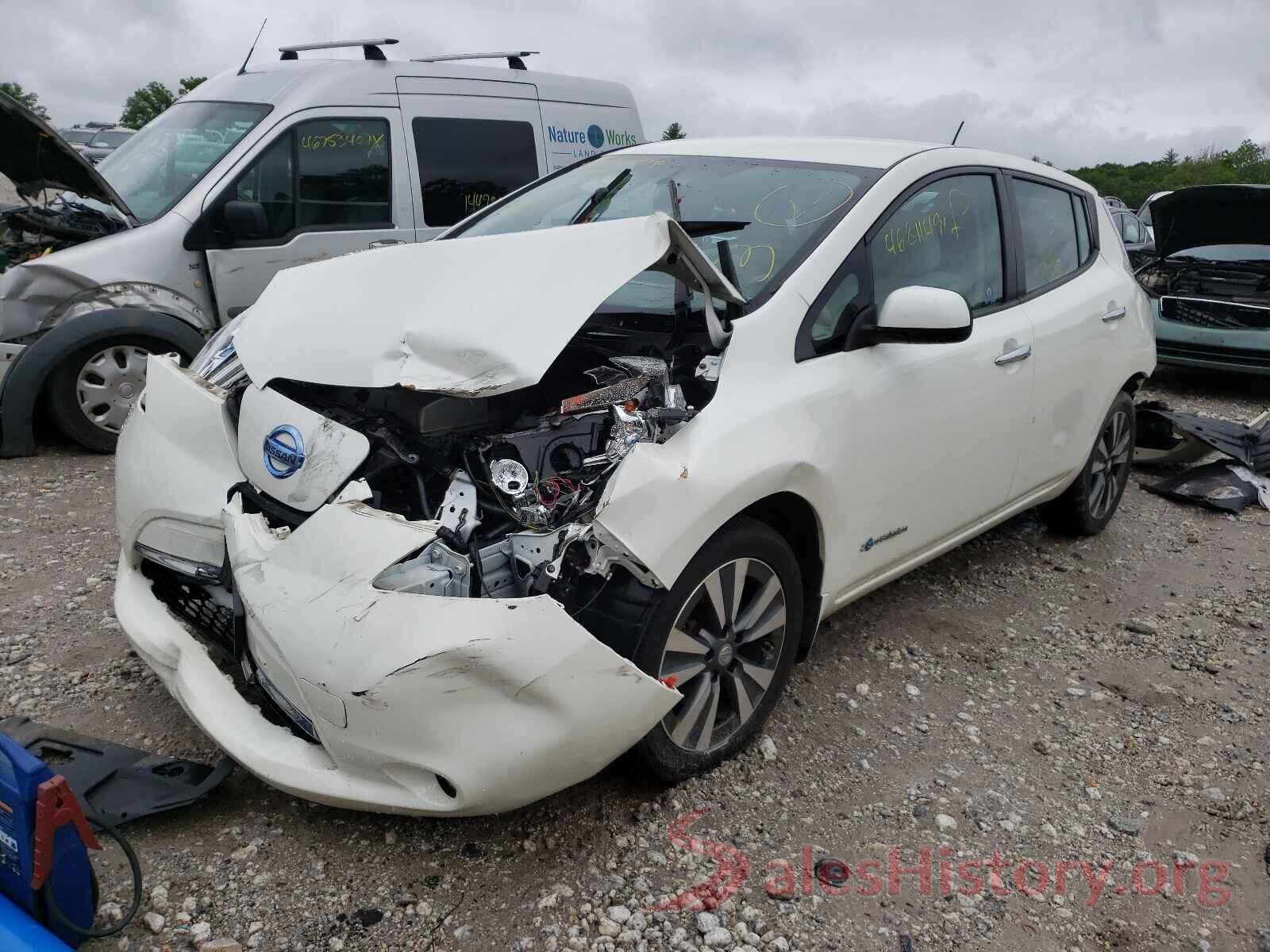 1N4AZ0CP3FC329887 2015 NISSAN LEAF