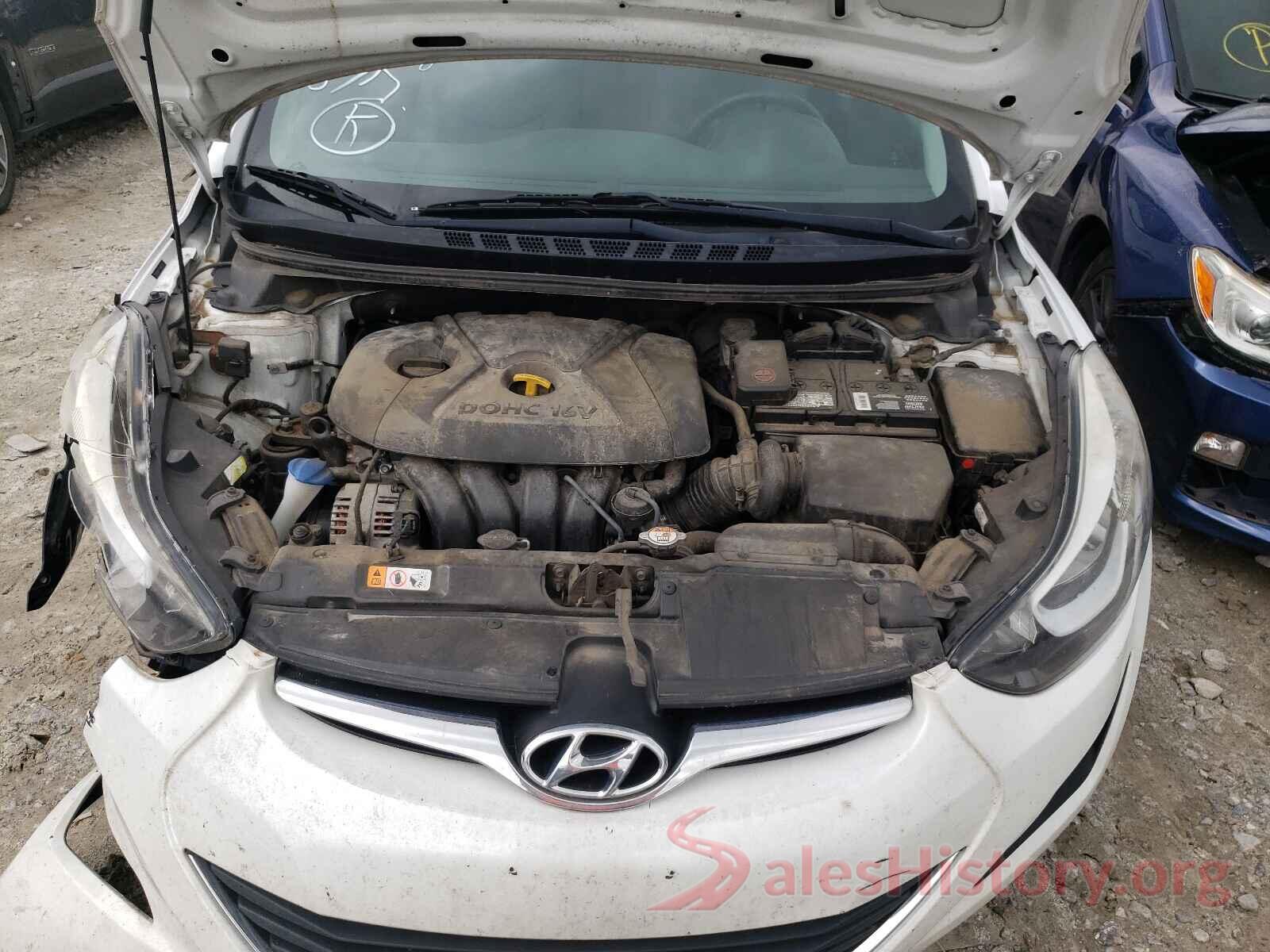 5NPDH4AE7GH667558 2016 HYUNDAI ELANTRA