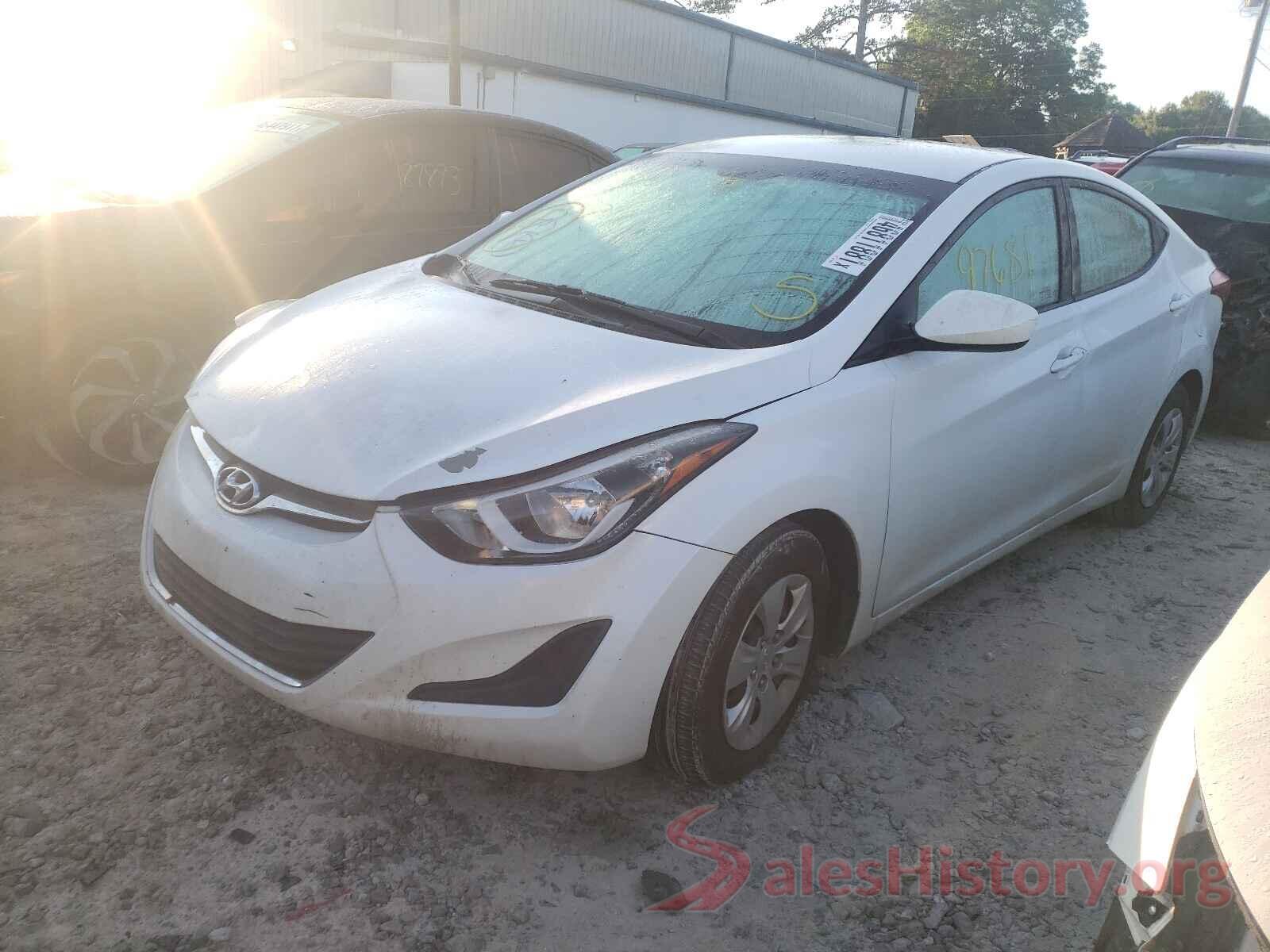 5NPDH4AE7GH667558 2016 HYUNDAI ELANTRA