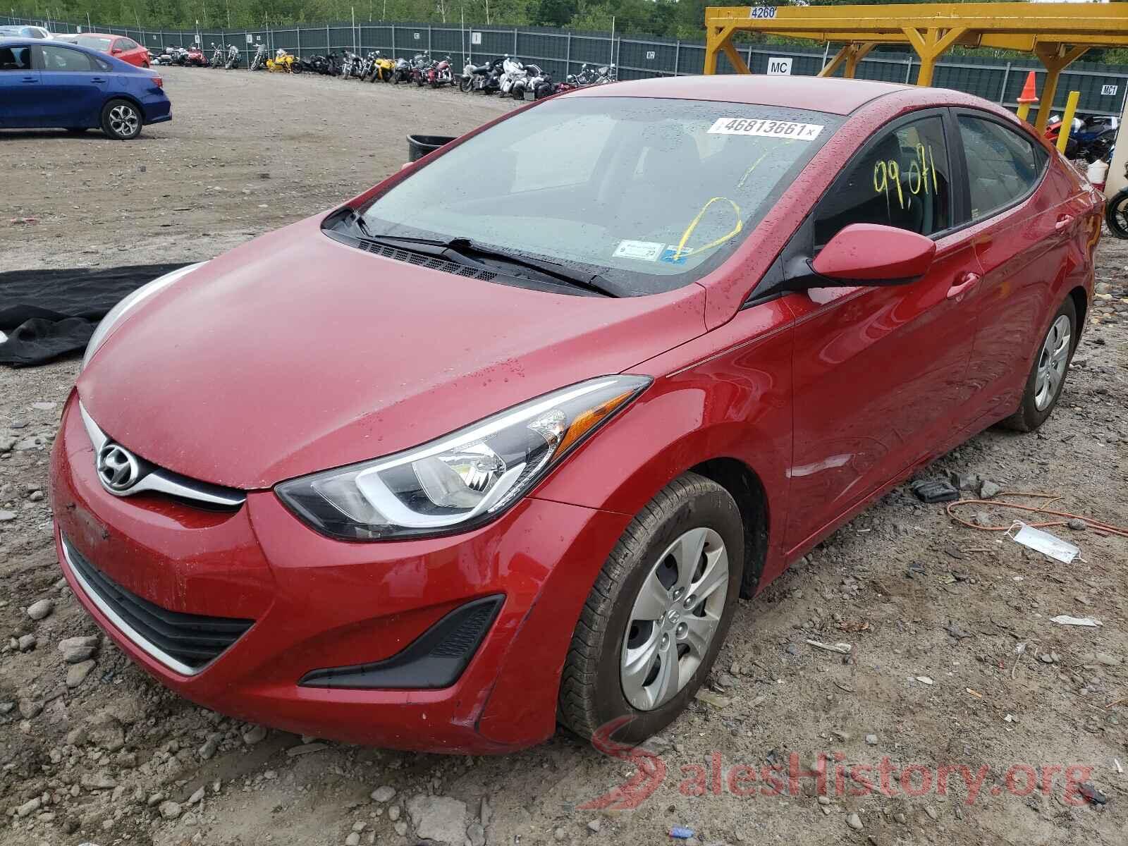 KMHDH4AE8GU606737 2016 HYUNDAI ELANTRA