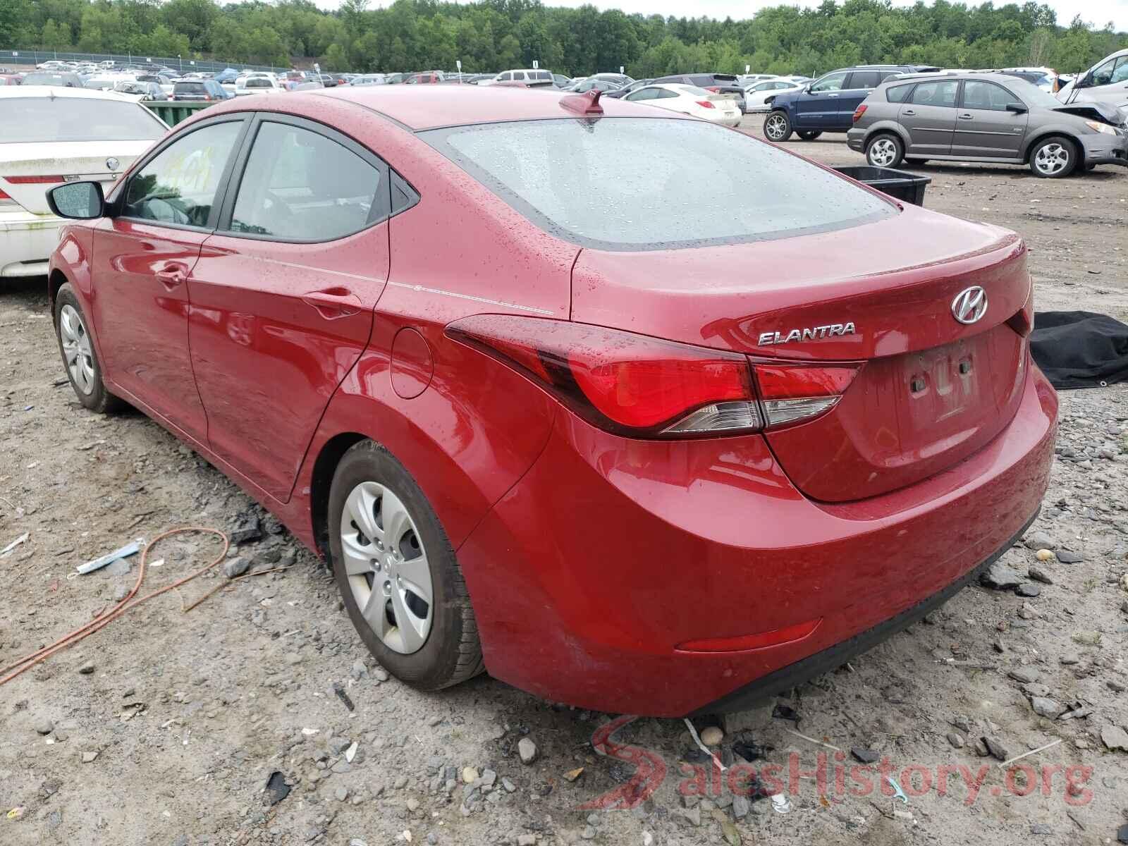 KMHDH4AE8GU606737 2016 HYUNDAI ELANTRA