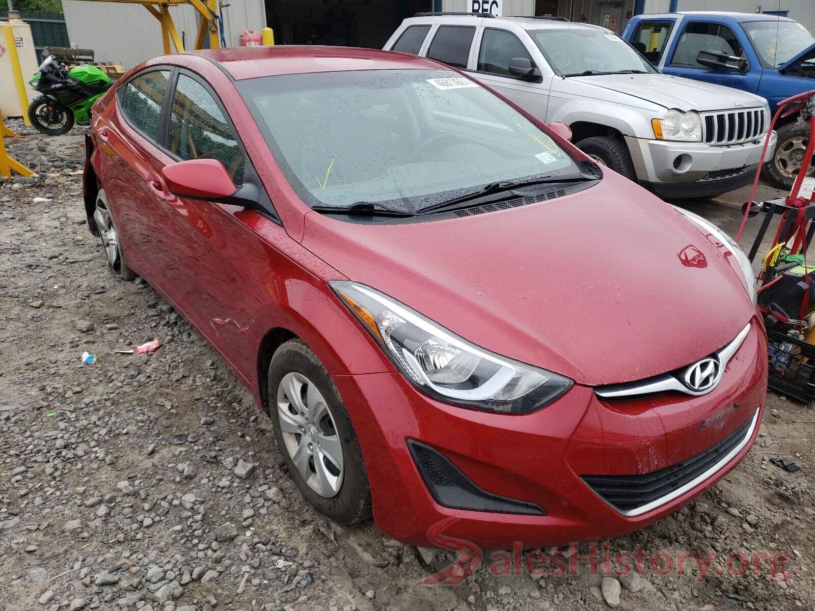 KMHDH4AE8GU606737 2016 HYUNDAI ELANTRA