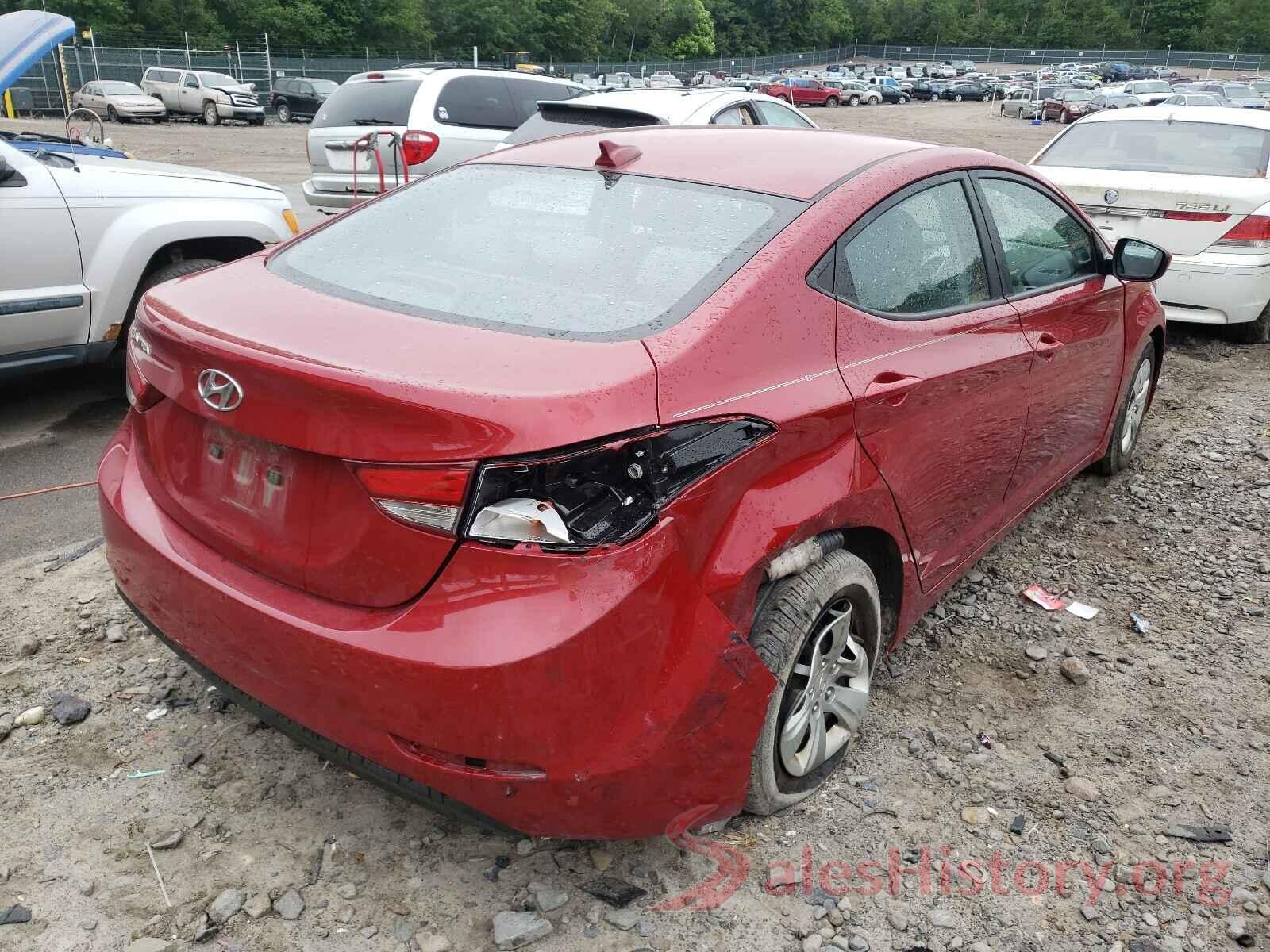 KMHDH4AE8GU606737 2016 HYUNDAI ELANTRA