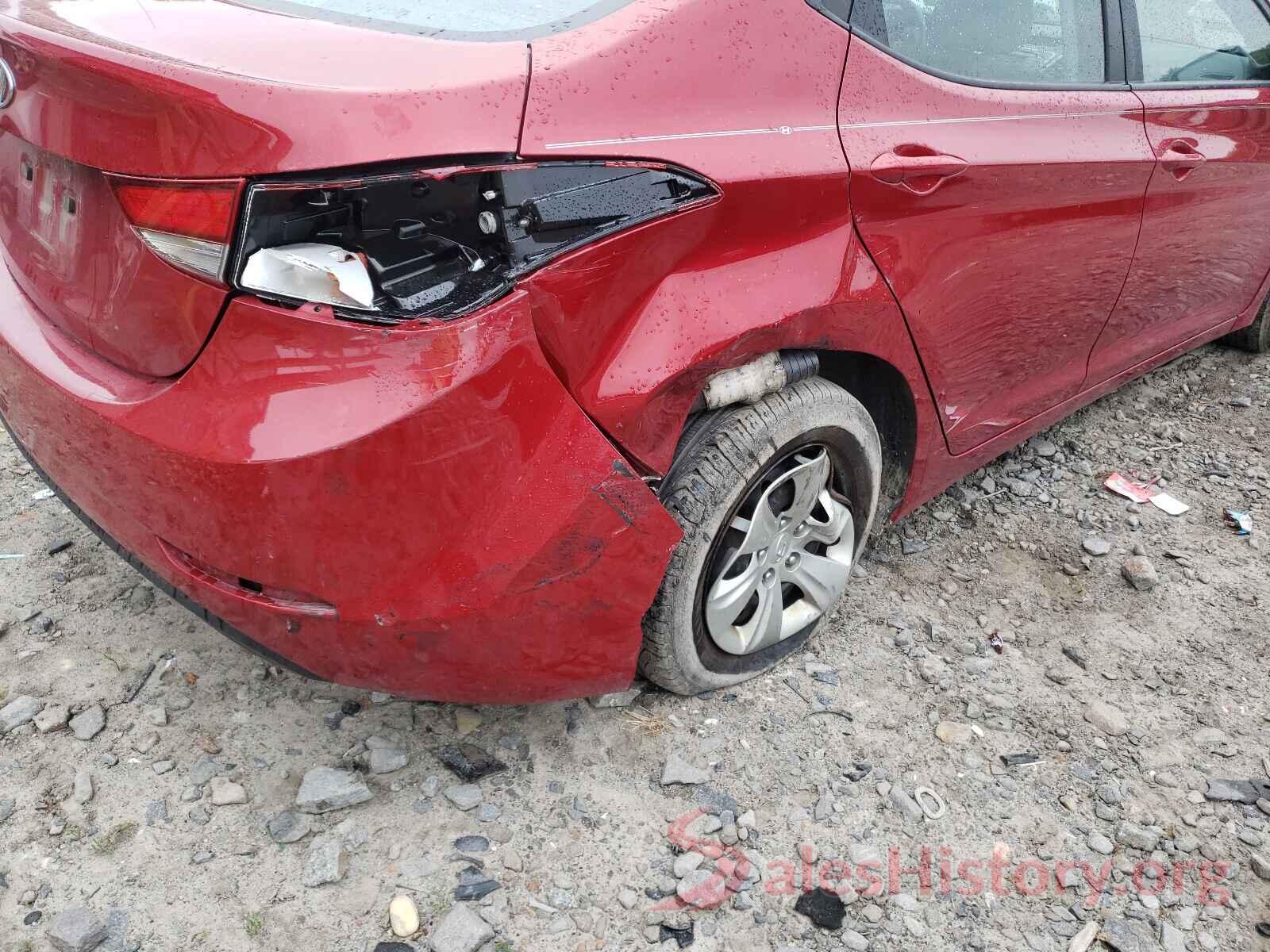 KMHDH4AE8GU606737 2016 HYUNDAI ELANTRA