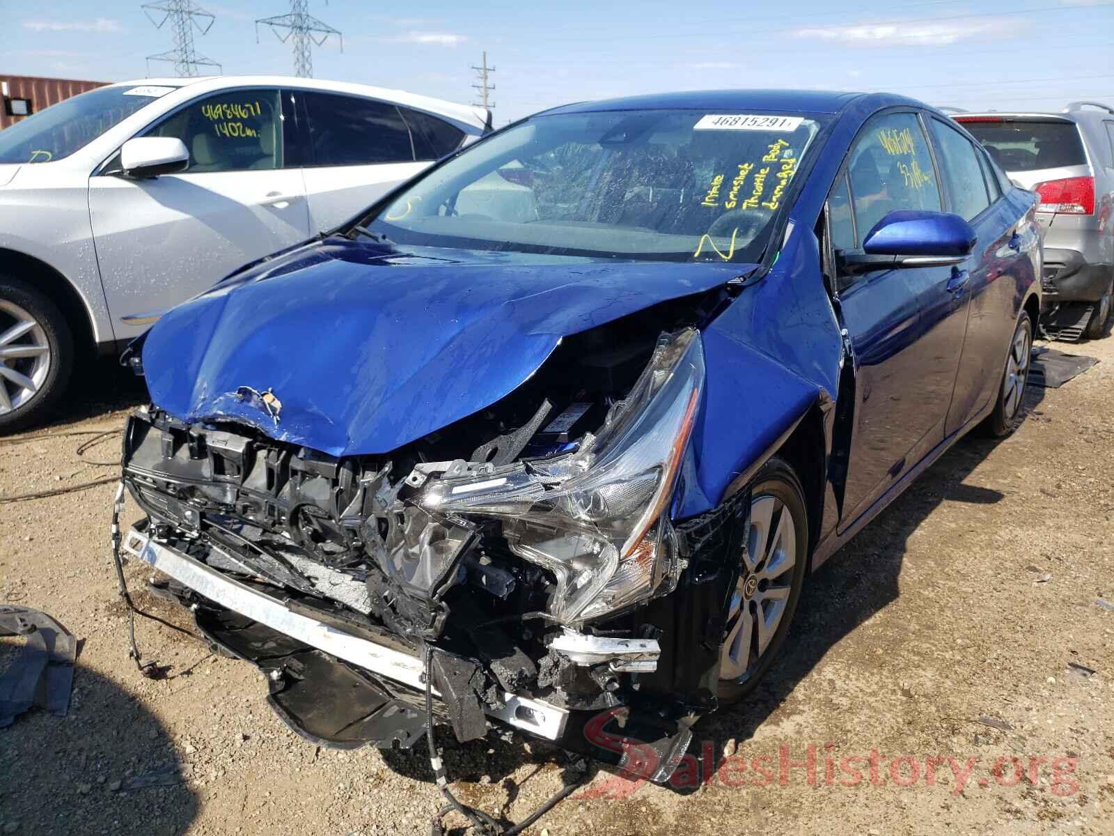 JTDKBRFU5J3065797 2018 TOYOTA PRIUS