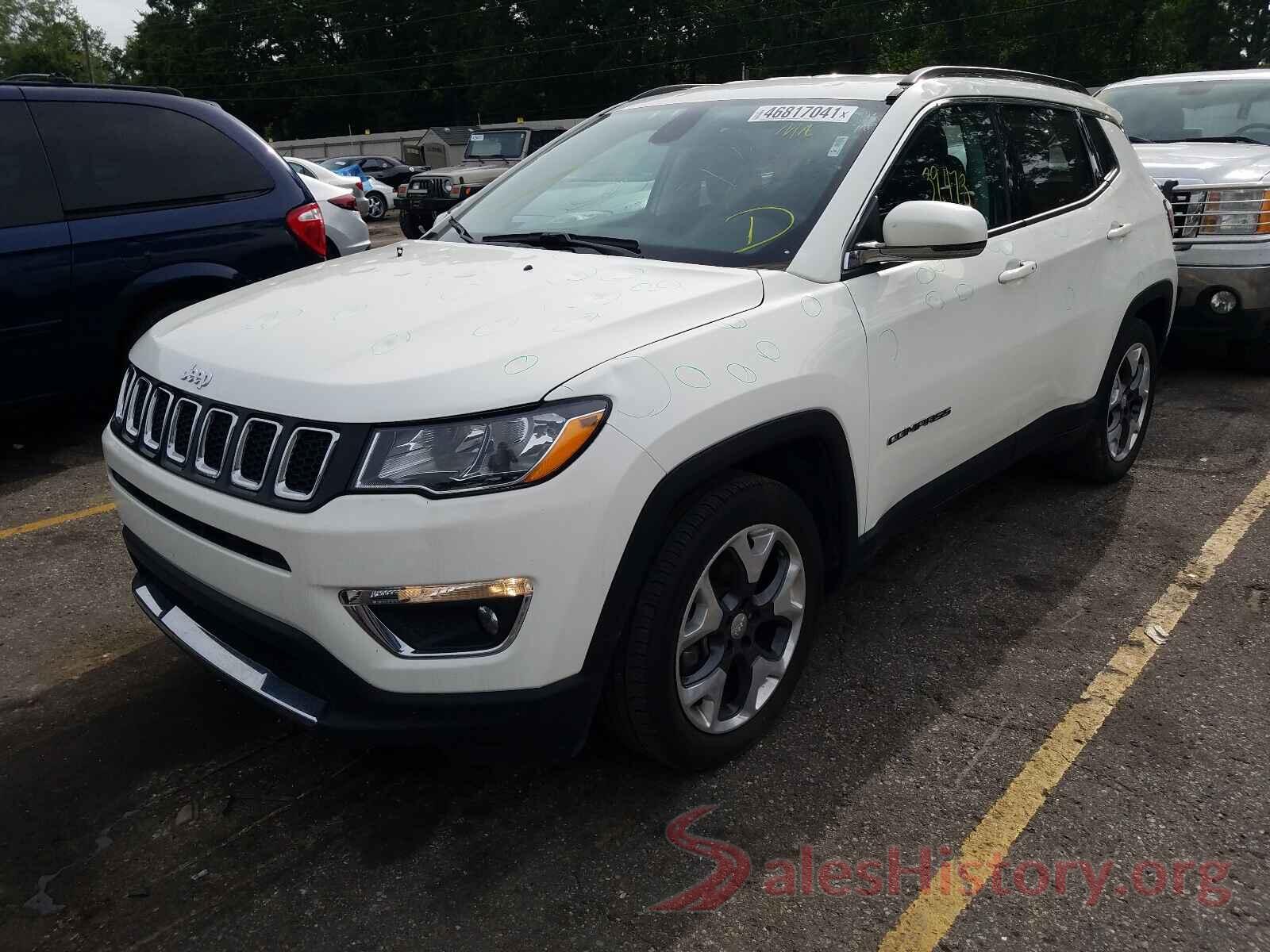 3C4NJCCB6KT664620 2019 JEEP COMPASS