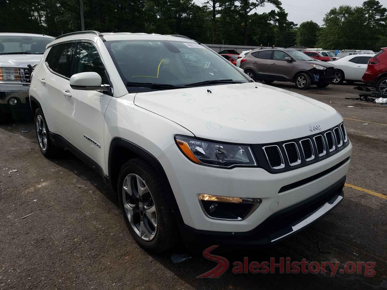 3C4NJCCB6KT664620 2019 JEEP COMPASS