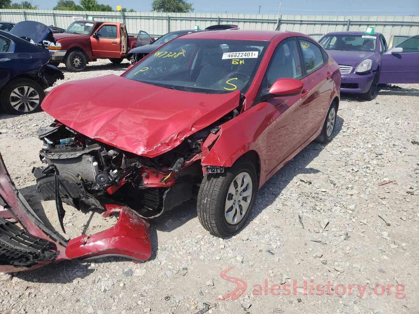 KMHCT4AE5GU947328 2016 HYUNDAI ACCENT