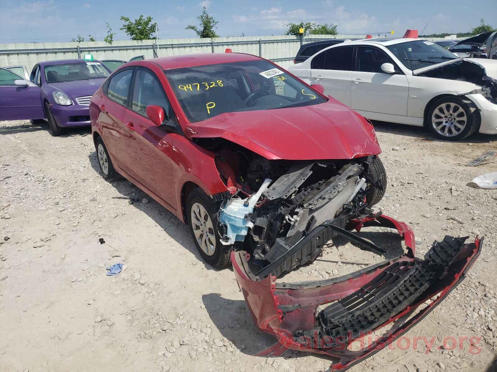 KMHCT4AE5GU947328 2016 HYUNDAI ACCENT