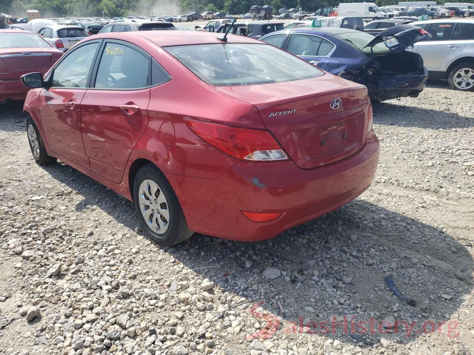 KMHCT4AE5GU947328 2016 HYUNDAI ACCENT