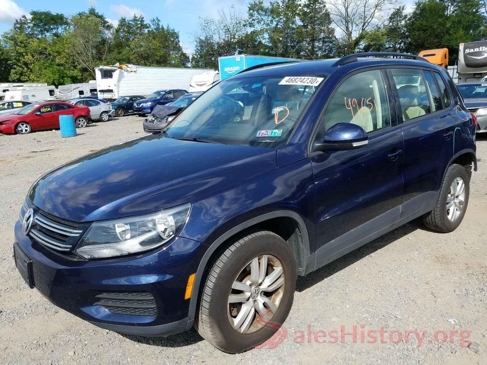 WVGBV7AX8GW605272 2016 VOLKSWAGEN TIGUAN