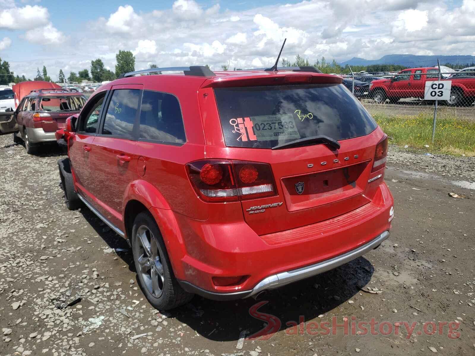 3C4PDDGG3HT606744 2017 DODGE JOURNEY