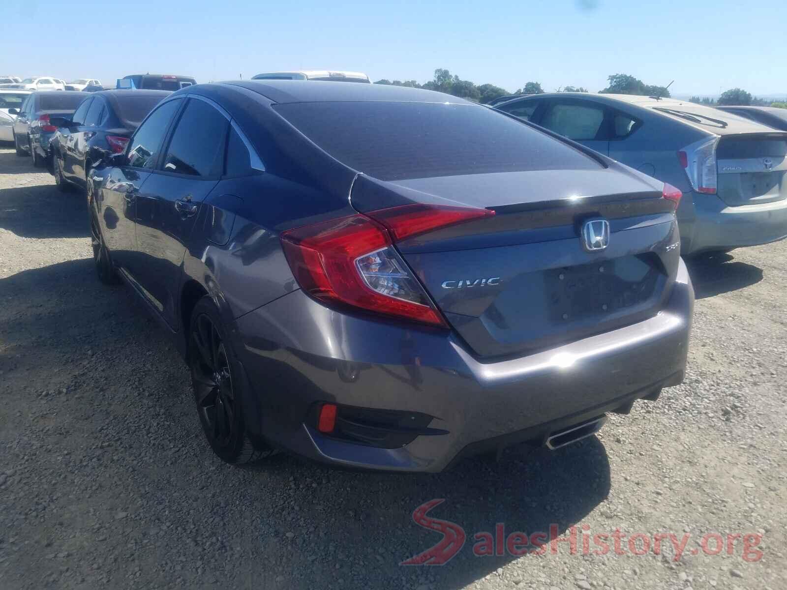 2HGFC2F86KH521752 2019 HONDA CIVIC