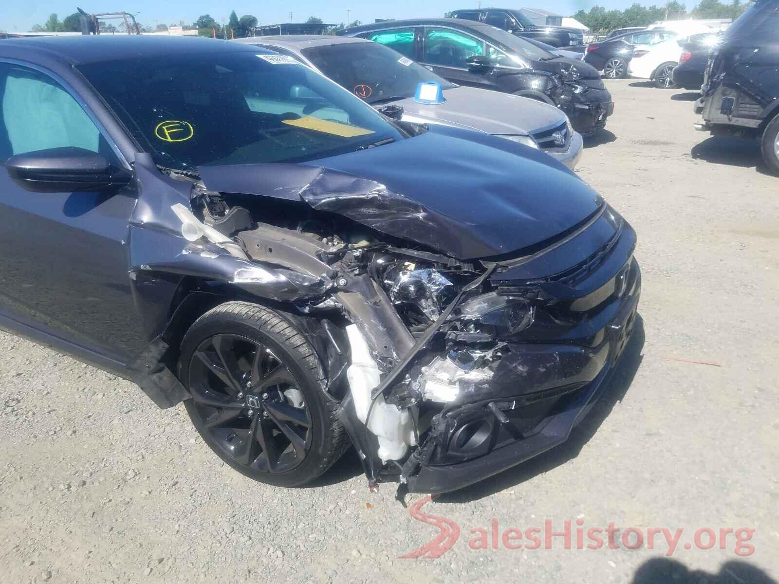 2HGFC2F86KH521752 2019 HONDA CIVIC