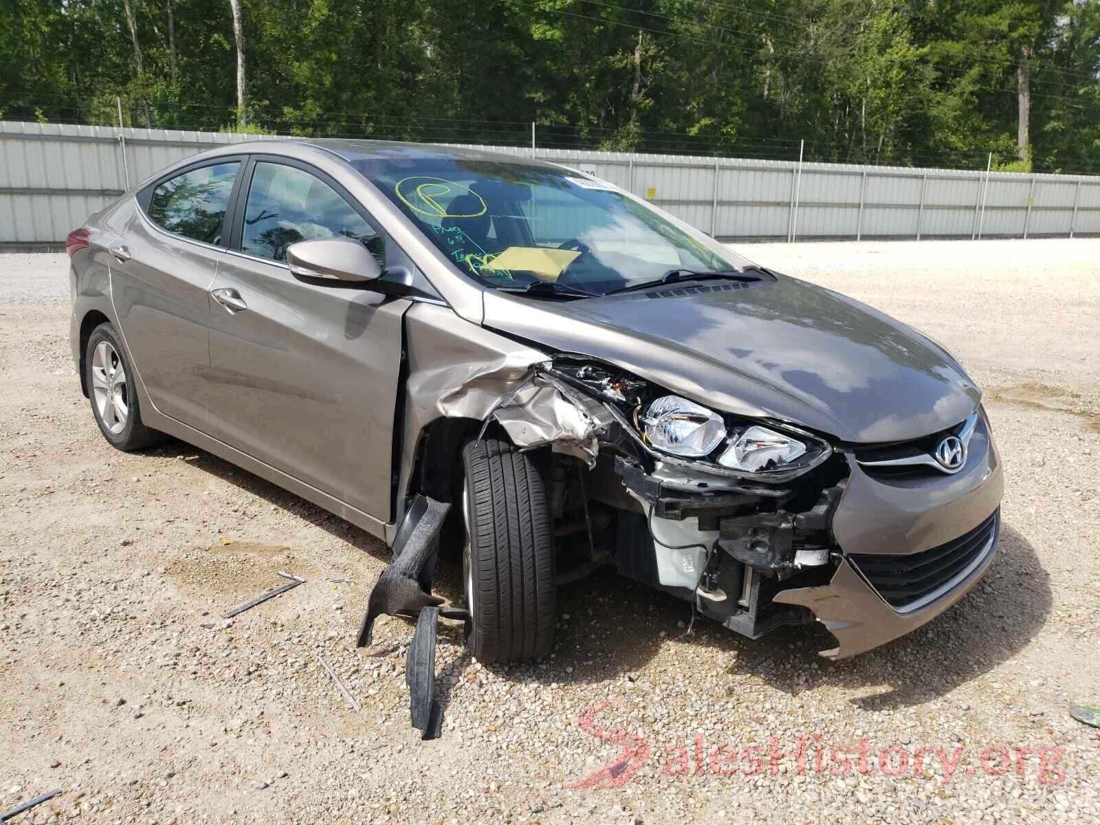 5NPDH4AE4GH796180 2016 HYUNDAI ELANTRA