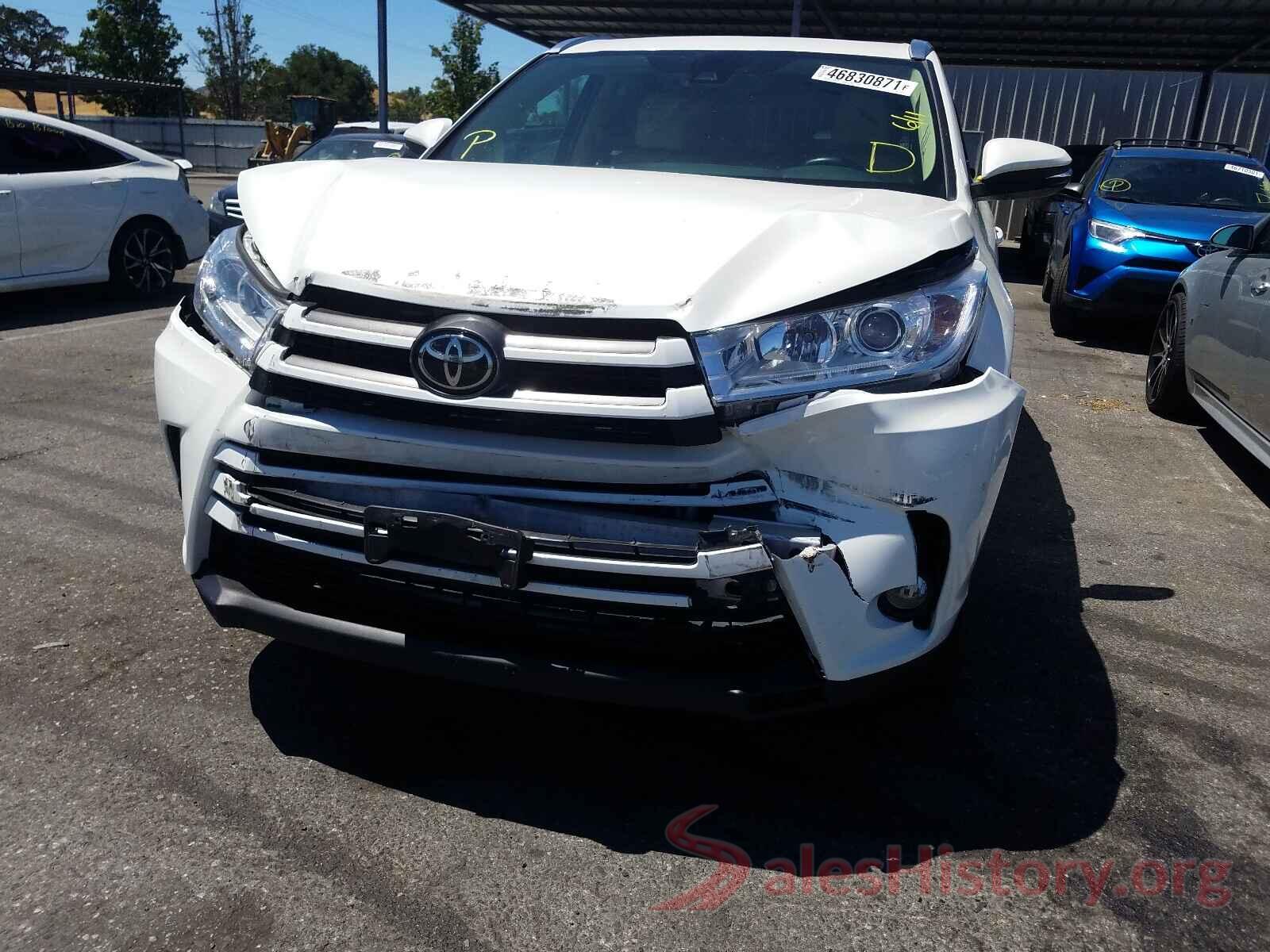 5TDKZRFH8JS534457 2018 TOYOTA HIGHLANDER