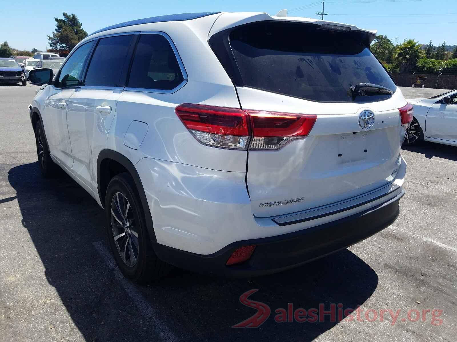 5TDKZRFH8JS534457 2018 TOYOTA HIGHLANDER