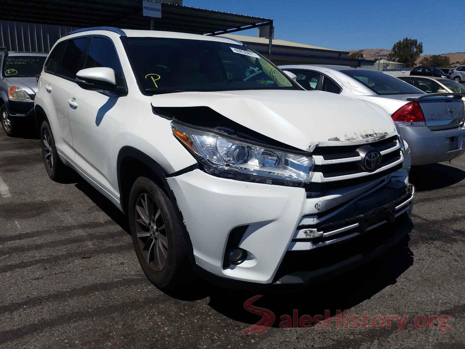 5TDKZRFH8JS534457 2018 TOYOTA HIGHLANDER