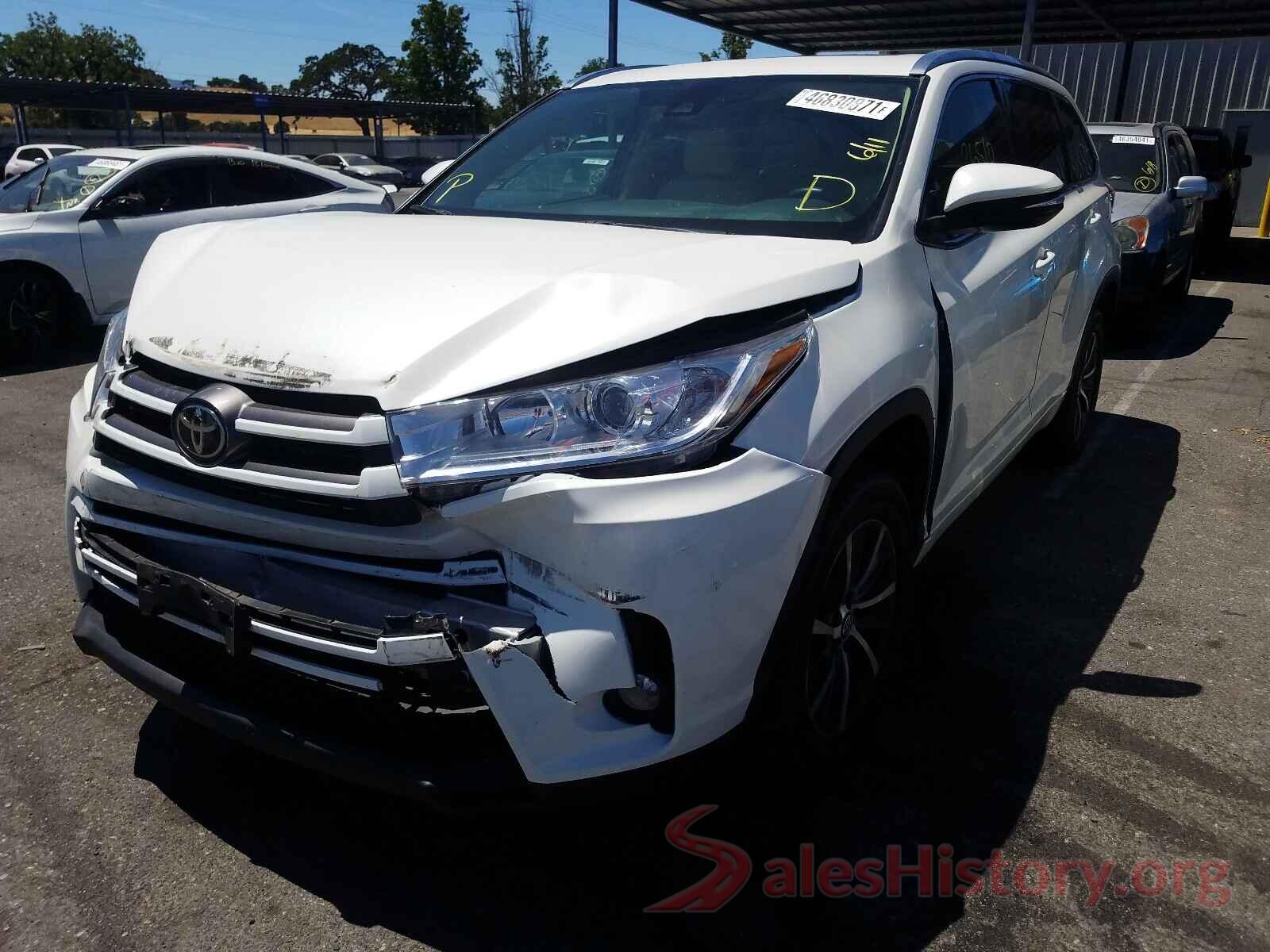 5TDKZRFH8JS534457 2018 TOYOTA HIGHLANDER